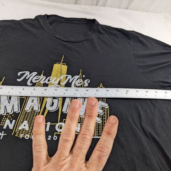 MercyMe's Imagine Nation Tour 2009 Concert Dates/Cities/States on Back XL - Picture 6 of 10